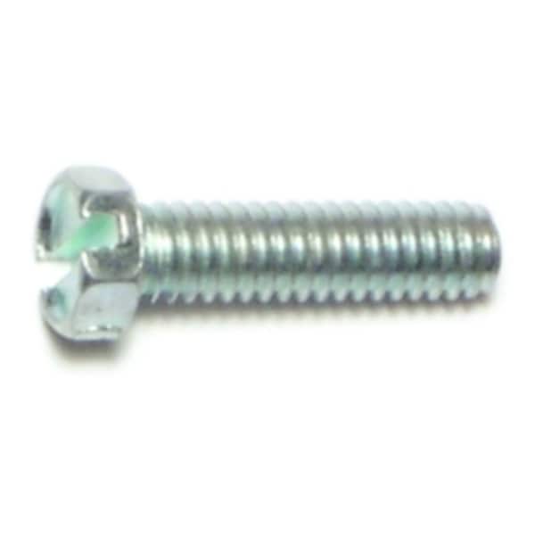 Midwest Fastener #8-32 x 5/8 in Slotted Hex Machine Screw, Zinc Plated Steel, 40 PK 65553 - main